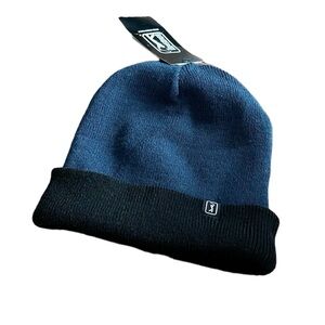 PGA Tour golf Blue and Black reversible beanie